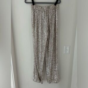 Gold Sequin Pants